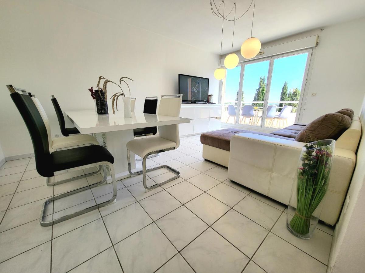 Appart Luxueux 3 Pieces, Piscine, Mer, Terrasse Cannes Exterior foto