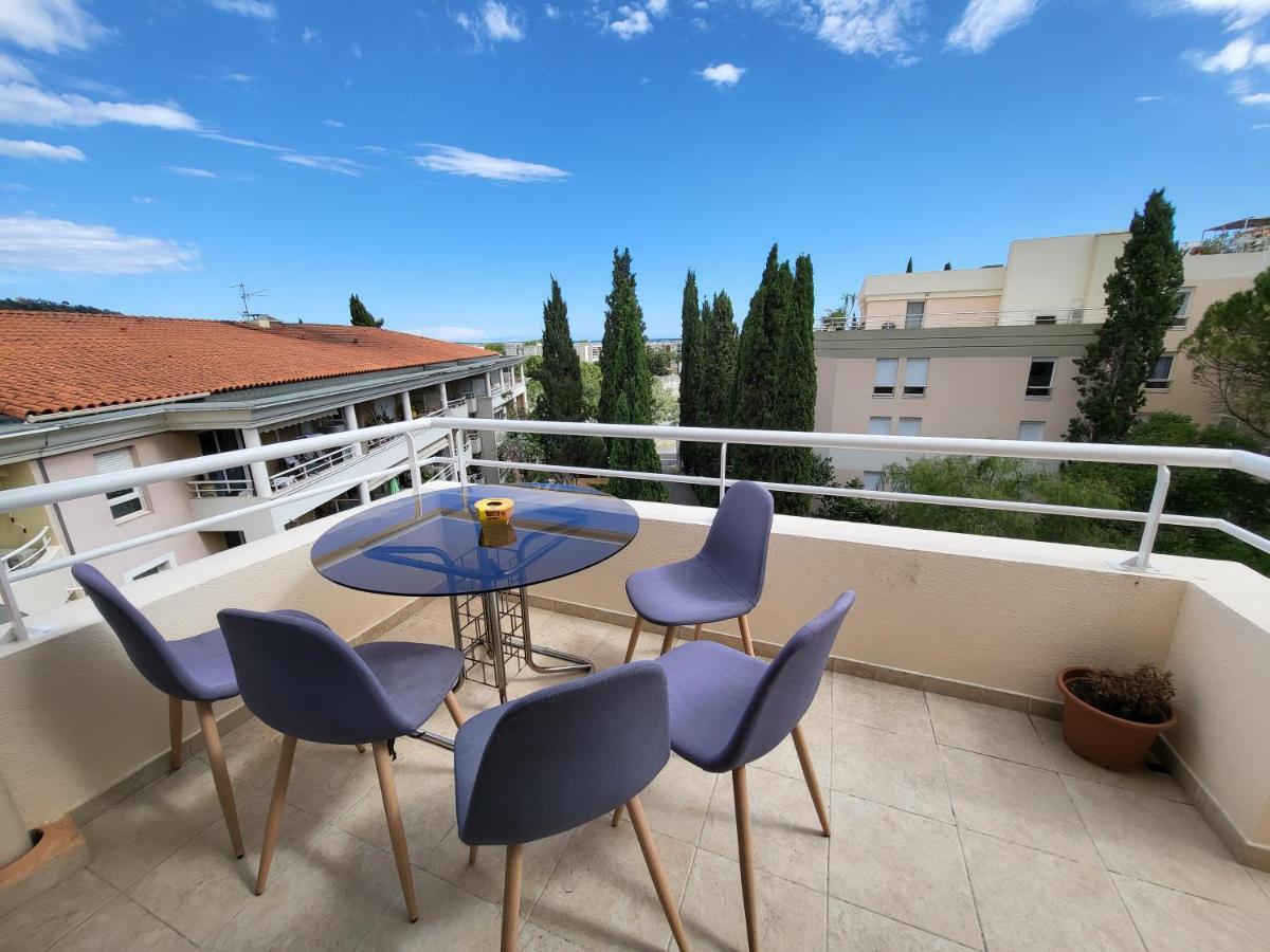 Appart Luxueux 3 Pieces, Piscine, Mer, Terrasse Cannes Exterior foto